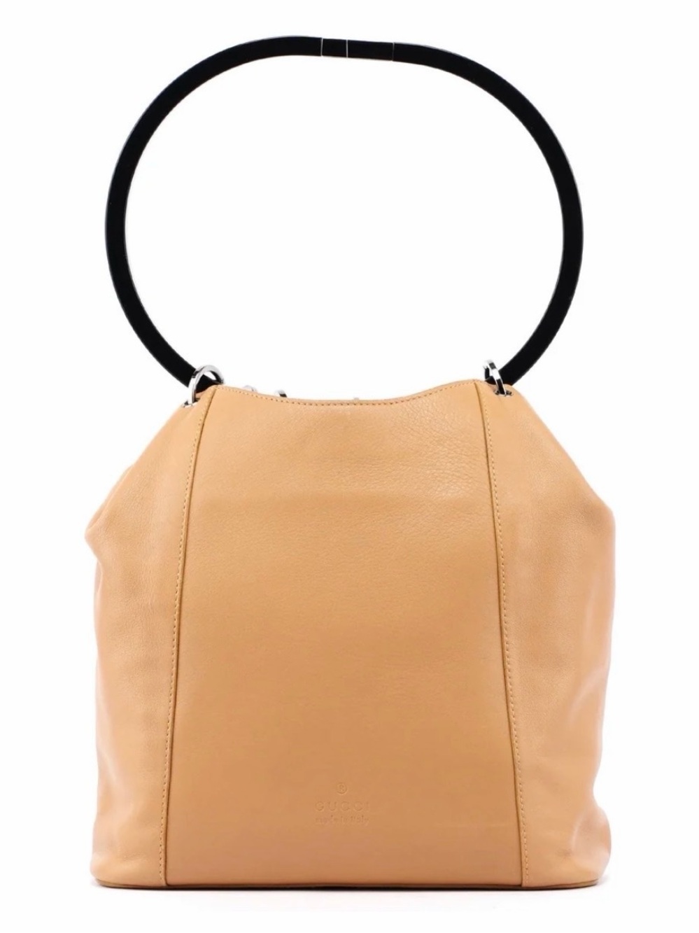 Gucci Ring Bag in Beige Leather